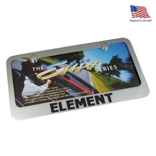 Honda element chrome license plate frame - brand new!