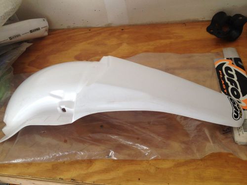 Nos motorcycle rear fender, white