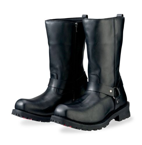 Z1r riot mens waterproof leather boot black