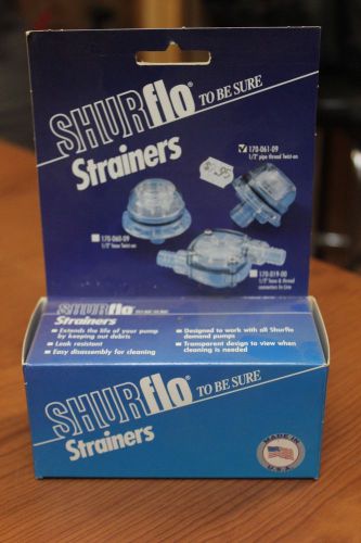 Shurflo strainer 170-061-09 1/2&#034; pipe thread twist-on