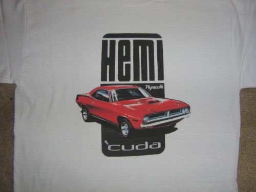 Cuda t-shirt ~ 426 hemi barracuda~ 70-71-72-73