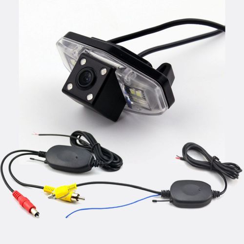 Wireless car rear view backup ccd color camera for honda accord / 2012 civic