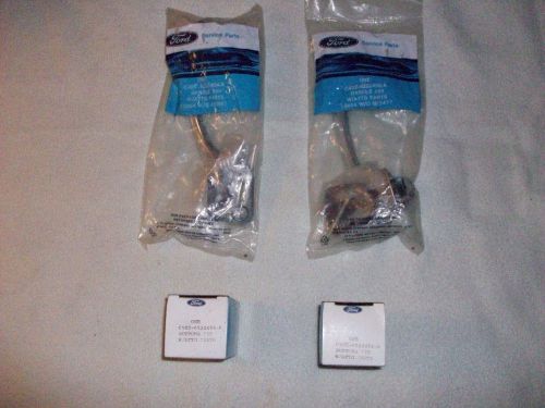 Nos 1970 mustang mach 1 door handles + buttons #c4dz-6222404/5-a,c9zz-6522454-a