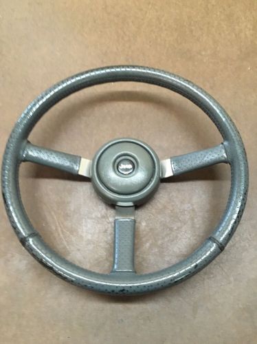 1984-1996 jeep cherokee xj wrangler  steering wheel gray oem rare nice