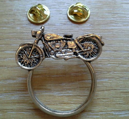 &#034;motorcycle&#034; solid sunglass holder-biker pin badge hd cruiser -trike rider gift