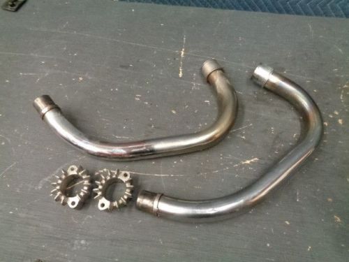 1981 honda cm400a cm 400 exhaust headers &amp; flanges  727