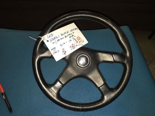 Real !jdm surplus nardi gara 4 spoke leather steering wheel 14.5 # 120