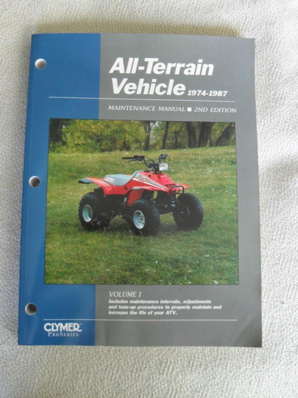 1974-1987 all terrain vehicles volume 1 - clymer atv manual