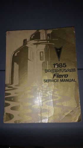 1985 fiero gm service manual