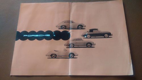 1957 porsche 356a 356 a speedster carrera dealer brochure original