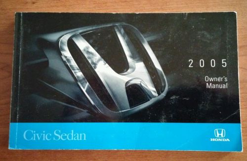 2005 honda civic sedan owners manual