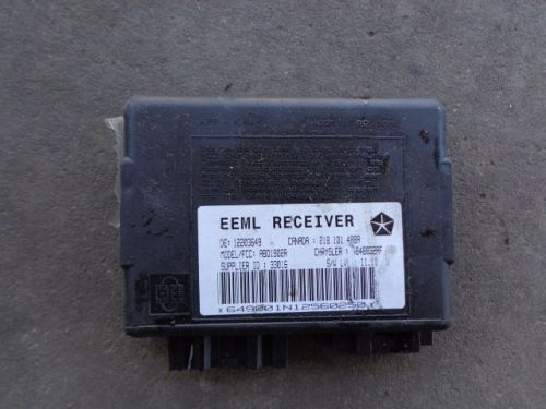 2001 dodge viper gts gen2 eeml reciever theft locking module