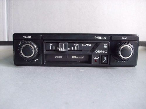 Vintage rare oldtimer philips 060mk ii stereo auto cassette without radio