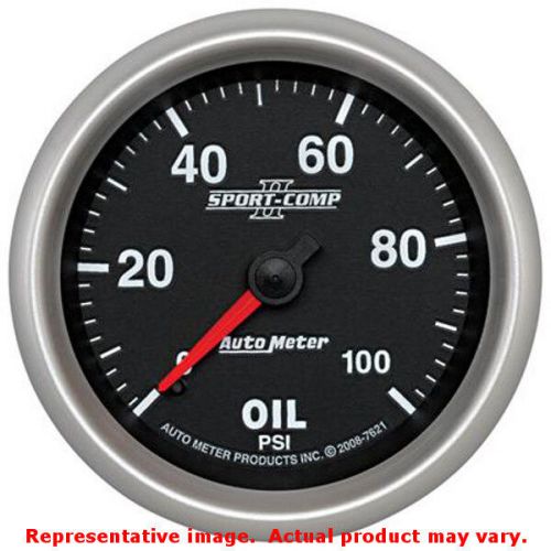 Auto meter 7621 auto meter sport-comp ii gauges 2-5/8in range: 0-100psi fits:un