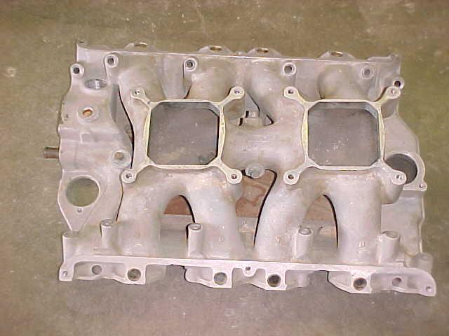 427 ford tunnel port dual quad single plane  2x4 intake manifold 