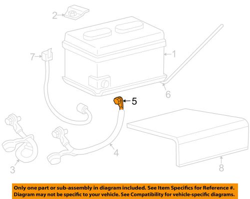 Chrysler oem-battery terminal-negative term 5161517aa