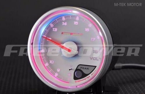 Voltage gauge/meter 60 mm freepower angel eye(white face)