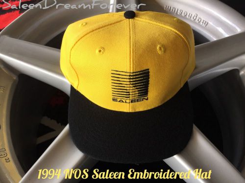 Rare 1994 saleen embroidered hat cap nos ford s351 mustang gt cobra svt shelby