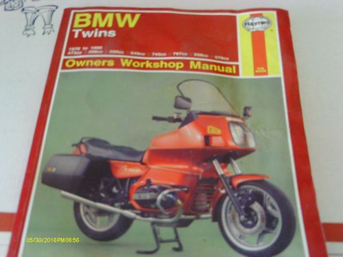 Haynes bmw 473cc-979cc-twins 1970 - 1990 service repair maintenance manual
