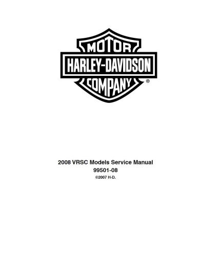 2008 harley davidson vrscdx night rod special service repair electrical manuals