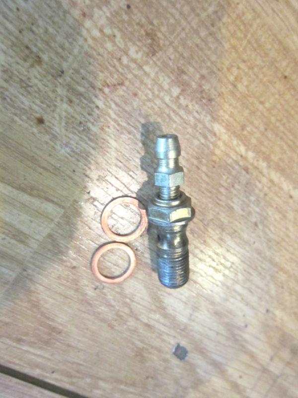 Ducati  oem  slave cylinder  special banjo bolt & washers   #2  (all)