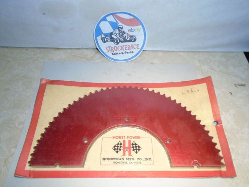 Vintage racing go kart nos horstman sprocket 83 tooth 35 chain cart part