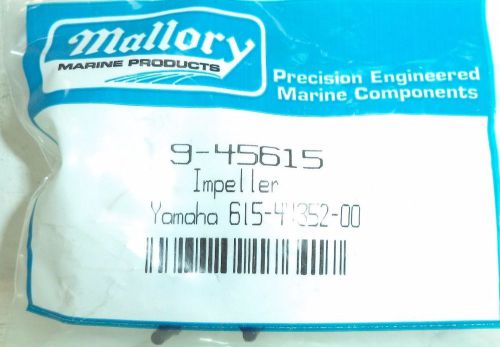 Water pump impeller yamaha 615-44352-00 mallory 9-45615