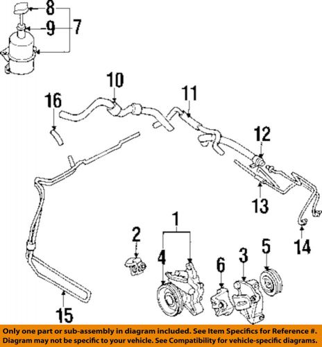 Purchase MITSUBISHI OEM Endeavor Pump Hoses-Steering-Power Steering ...