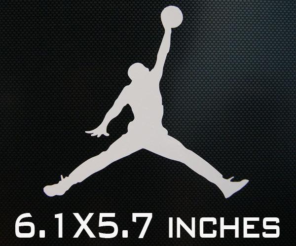 Michael jordan logo car window laptop decal sticker