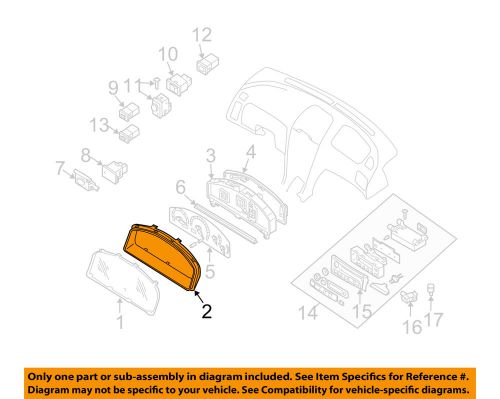 Infiniti nissan oem 02-04 i35 cluster switches-cluster bezel 248125y500