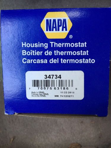 Napa gates 34734 engine coolant thermostat + gasket, new