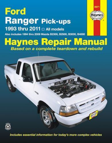 Ford ranger, mazda pick-up truck repair &amp; service manual 1993-2011