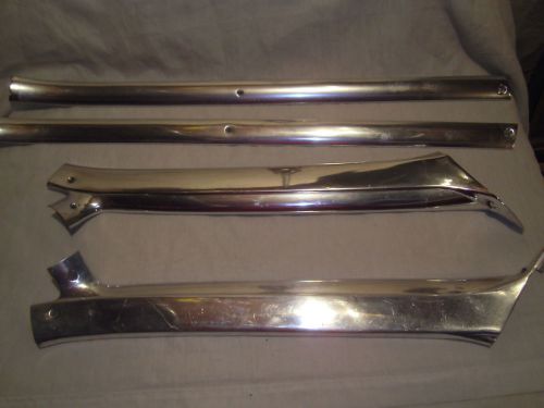 1964 cadillac sedan de ville interior windshield chrome (a-pillar)