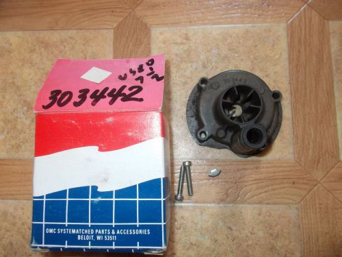 Used omc johnson evinrude outboard water pump impeller housing 0303442, 303442