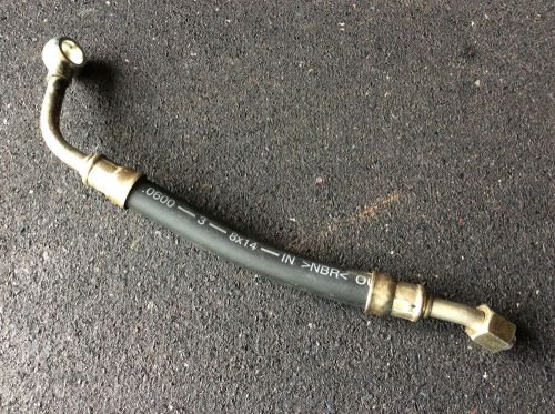 1977 porsche 911 911t rh camshaft cam carrier oil line 901.107.348.01 #2