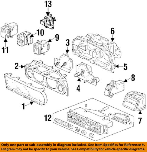 Honda oem 97-01 prelude-tachometer 78125s30a21