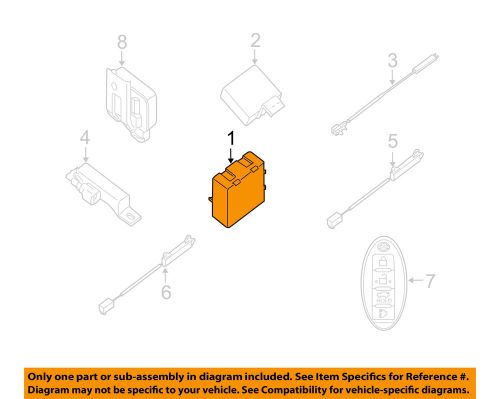 Nissan oem 11-15 armada keyless entry-control module 285959ga0a