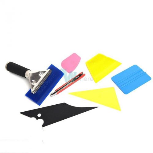 7in1 car window film tools squeegee scraper knife kit car home tint cleaning