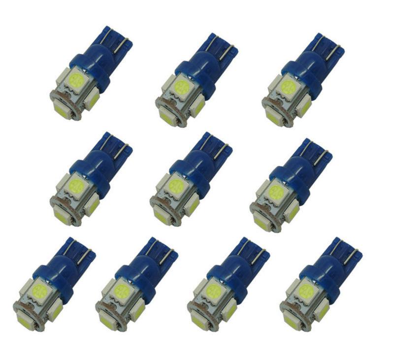 10 pcs aqua blue led dome map license plate light 168 194 2825 t10 wholesale c