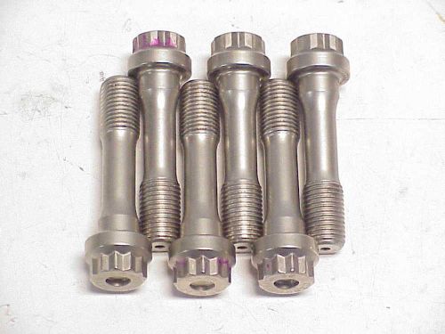 6 carr 12 point connecting rod bolts sps 32 - 3/8-24 x 1.600&#034; carrillo  jh57