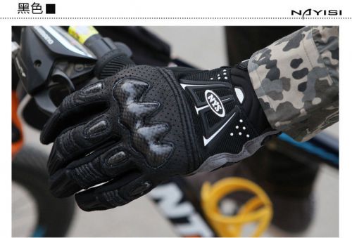 Motorcycle motocross sports gear carbon fiber racing cycling mtb bike gloves xl