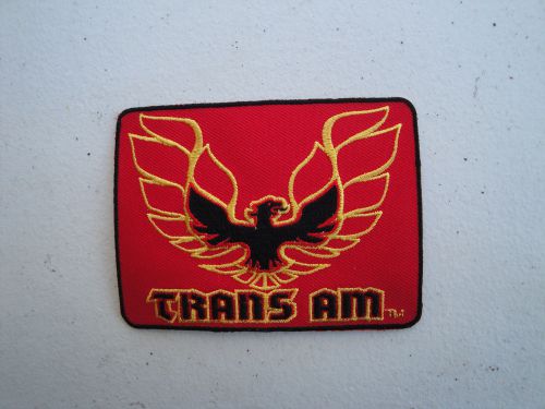 Trans am iron on patch