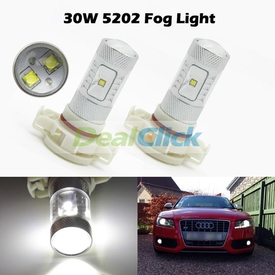 Replacing halogen headlight 9009/5202/h16/ps24w ff 6000k high power 30w