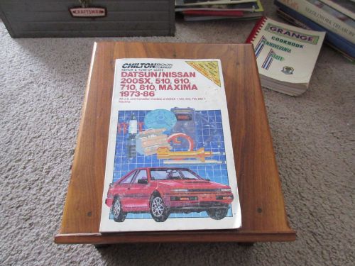 1973-1986 chilton&#039;s service manual #7170 datsun/nissan 200sx,510,610,710,810