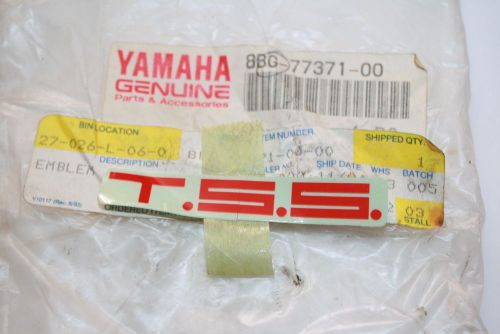 Nos yamaha snowmobile emblem 15 pz480 phazer 2 1994-95  shock tower 8bg-77371