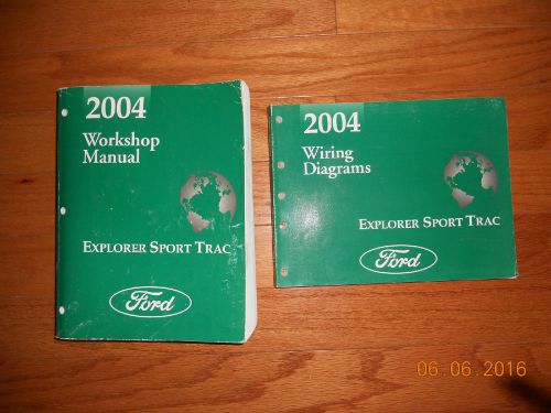 Oem 2004 ford explorer sport trac service shop repair manual &amp; wiring diagrams