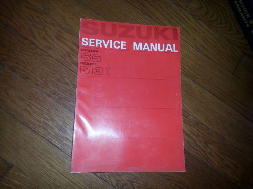 1964 suzuki model 55 / m31 motorcycle service manual / factory original