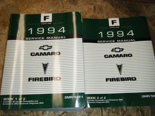 1994 chevrolet camaro pontiac firebird trans am formula factory service manuals