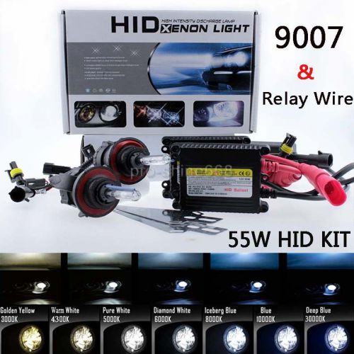 55w xenon headlight bulb hi/lo beam 9007 9004 6k 8k 10k 5k hid kit for subaru z