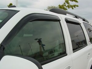 Tape-on wind deflectors for 2002 - 2006 cadillac escalade